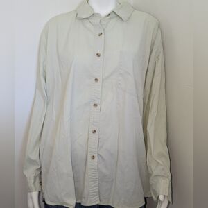Mountain Lake 2XL Mint Green Long Sleeve Shirt